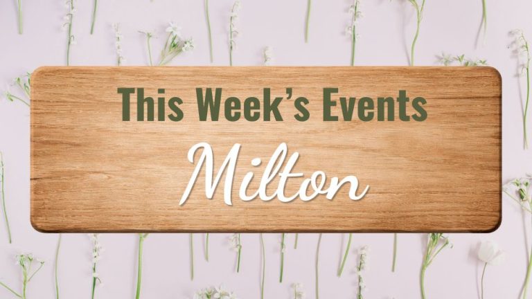 Event Program Guide Picture Milton this week: your Oct. 7 to 11, 2026 events guide - The Milton Scene